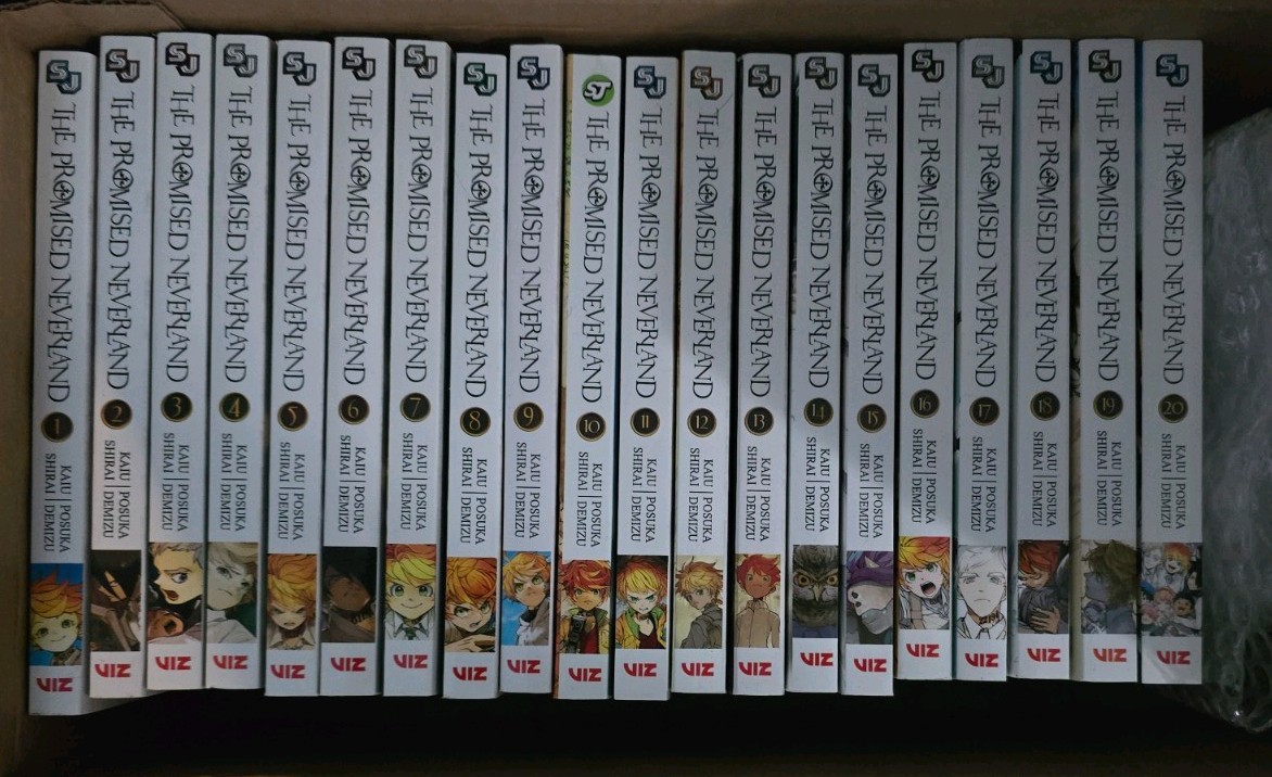 The Promised Neverland Manga Set Vol. 1-20 (Entire Set) VIZ Media English