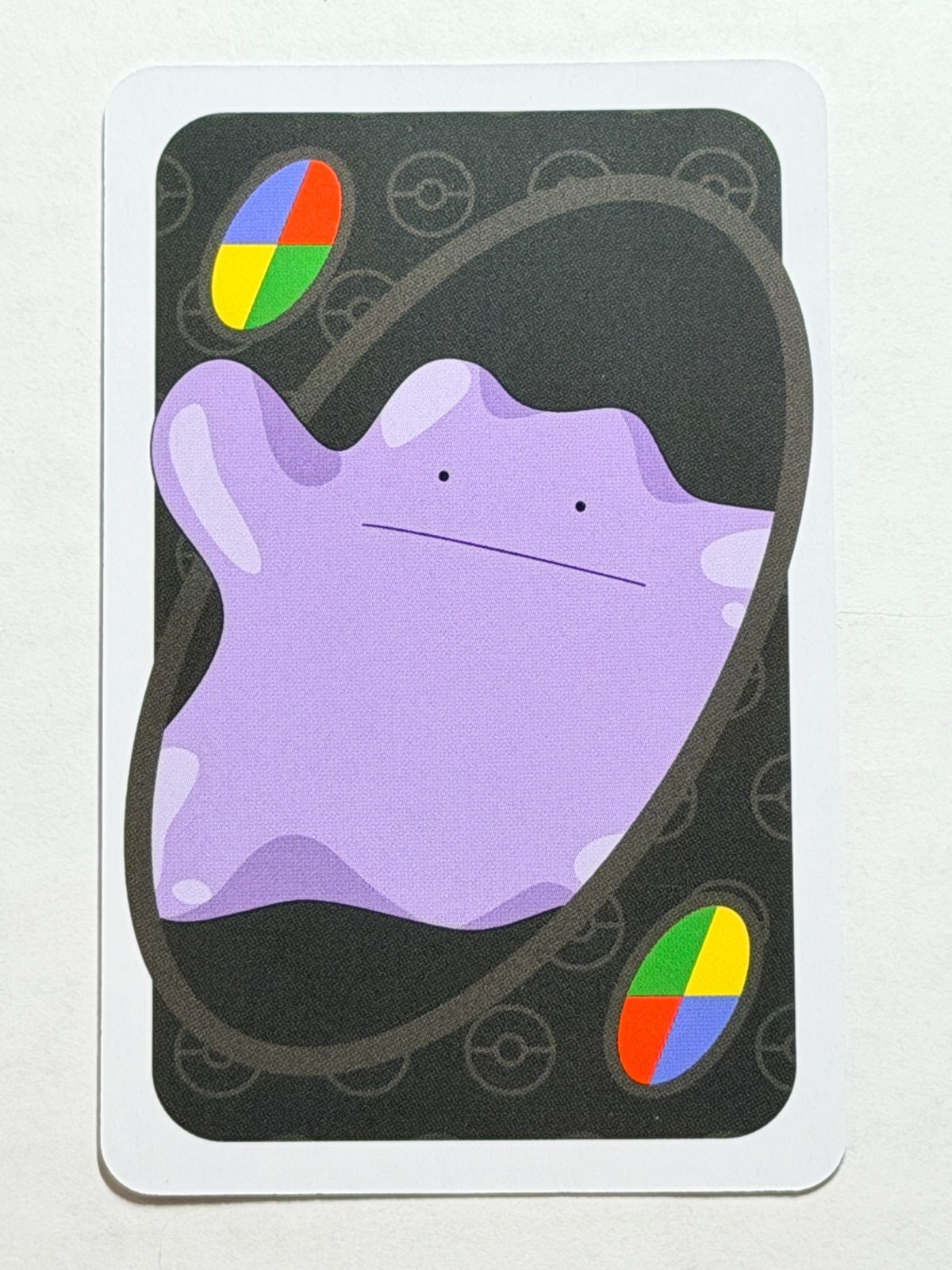 Ditto 2021 Pokemon UNO Japanese Black Wild Card - NM-MINT Never Played