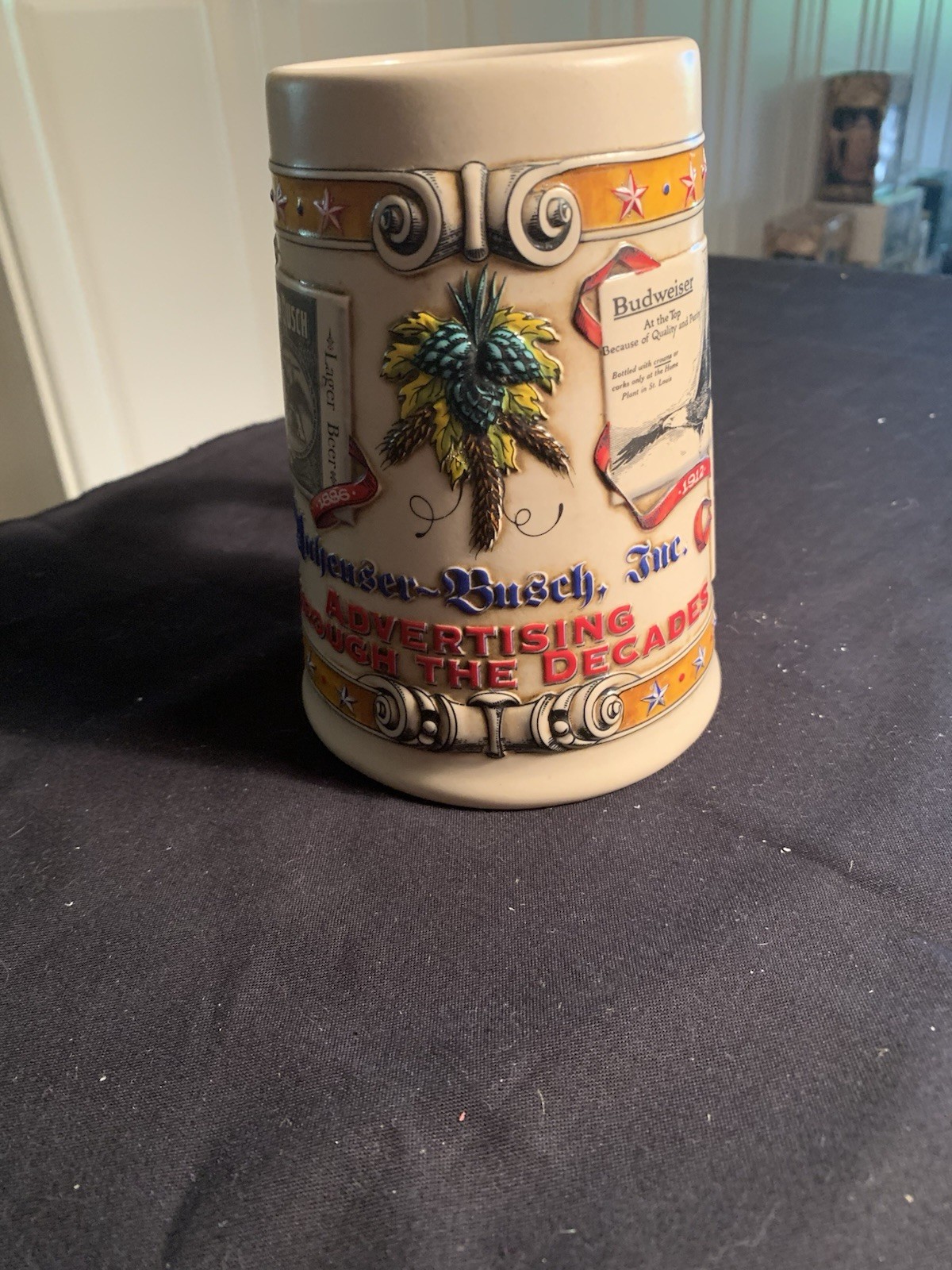 Anheuser-Busch Advertising Through the Decades US Beer Stein Breweriana 1879-19…