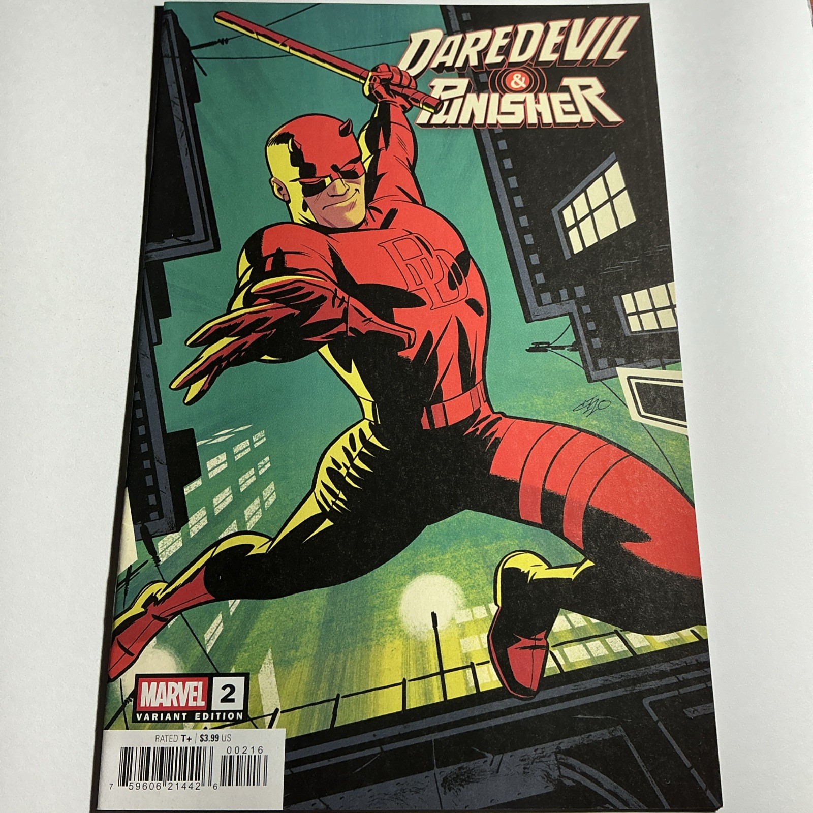 Daredevil / Punisher: the Devil's Trigger #2 Michael Cho Marvel Comics NM 1:25 Daredevil / Punisher: the Devil's Trigger #2 Michael Cho Marvel Comics NM 1:25