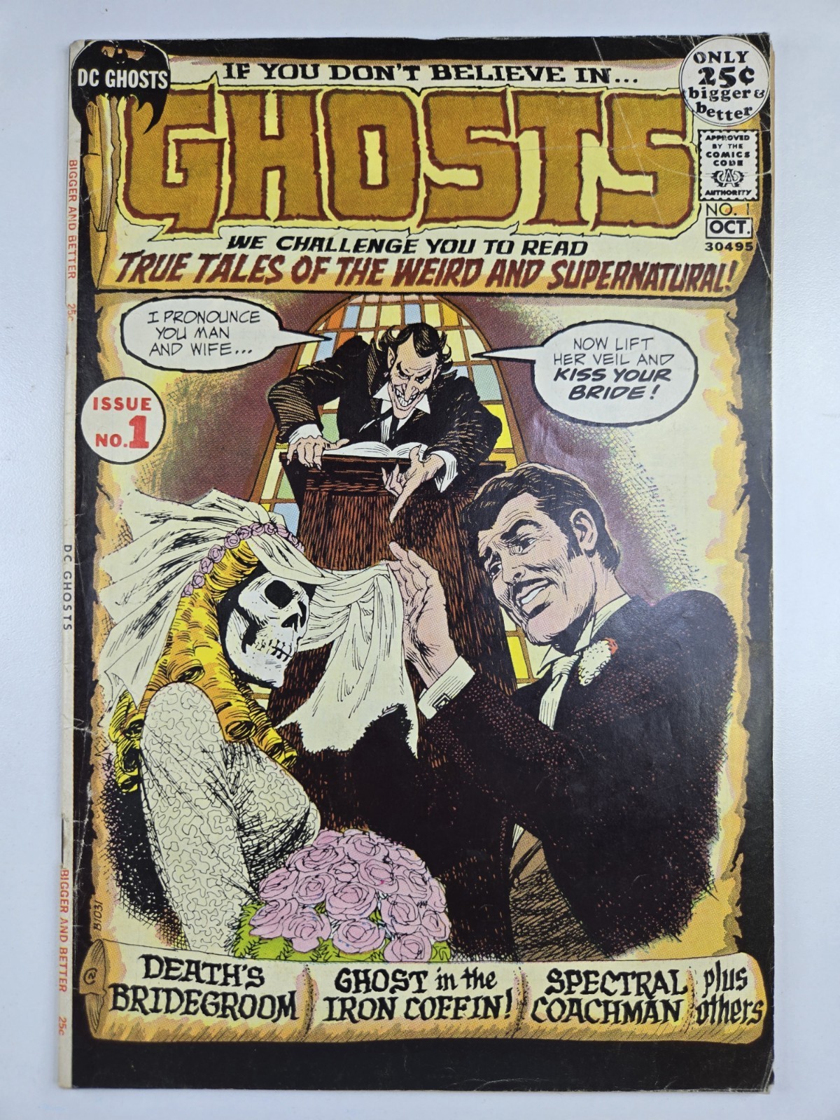 Ghosts #1 DC Comics 1971 Premiere Issue Nick Cardy Bronze Age Horror