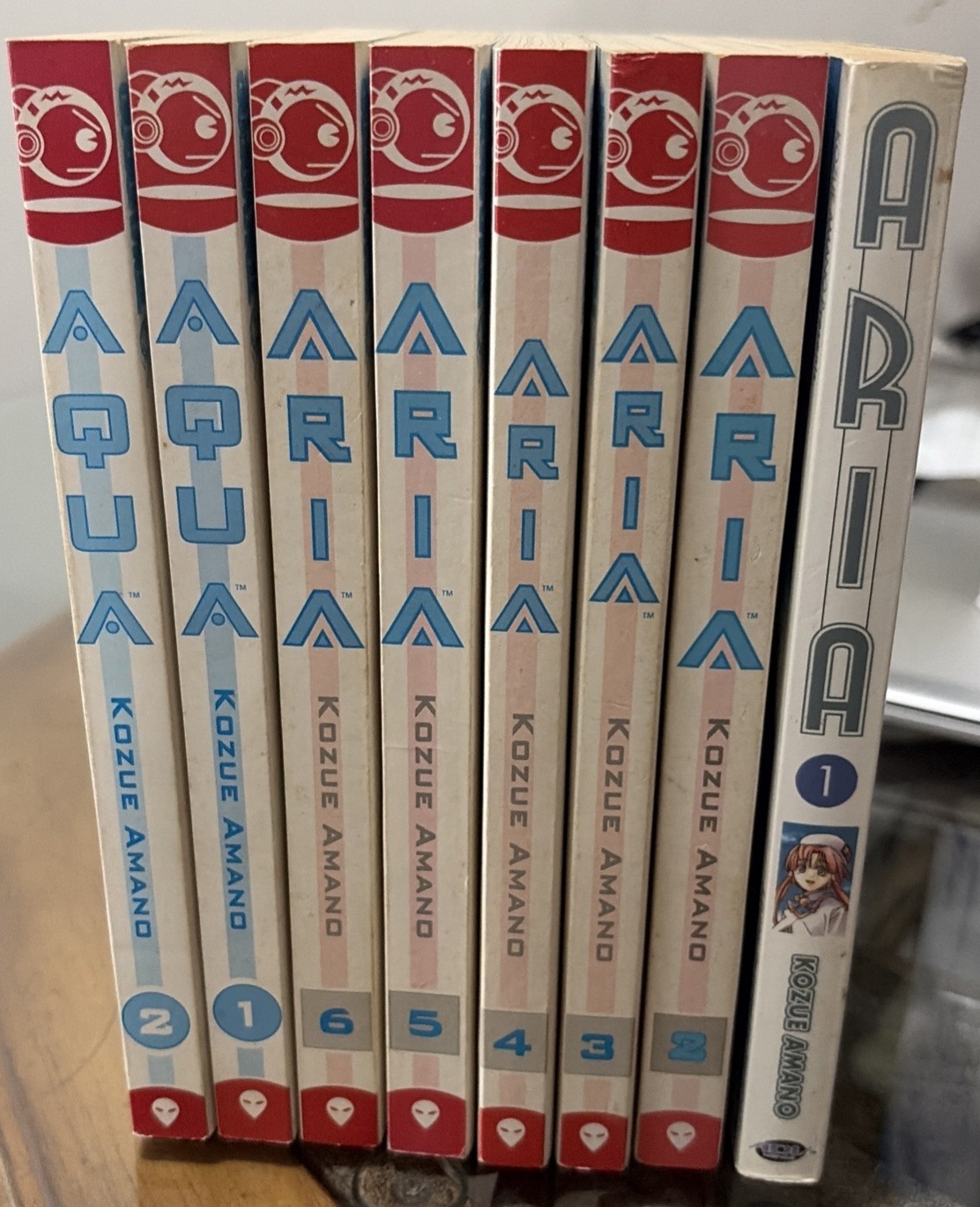 Aria Volumes 1-6 Aqua Volumes 1-2 Complete English OOP Manga