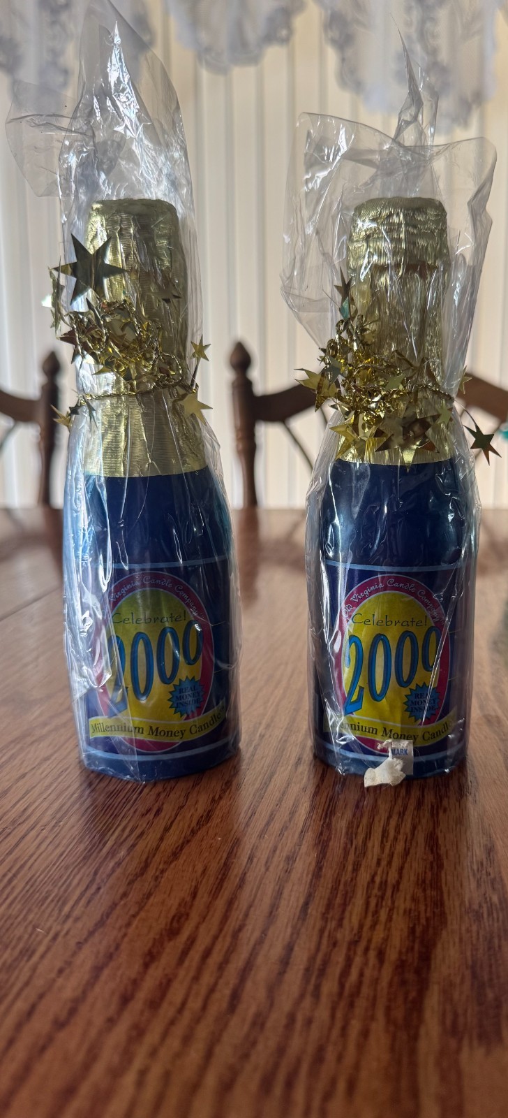 Old Virginia Candle Company Millennium Money Candles 2000 Real Money Inside Old Virginia Candle Company Millennium Money Candles 2000 Real Money Inside