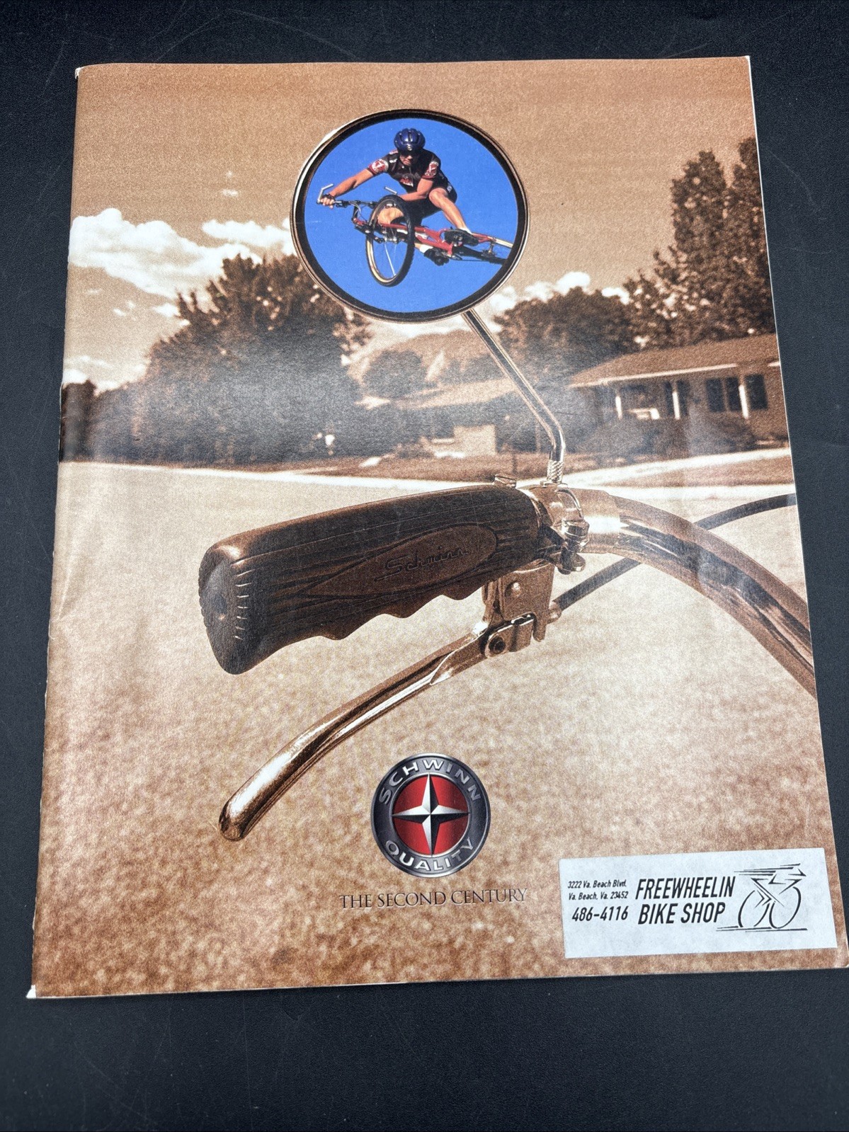 1996 Schwinn 100th Anniversary Catalog Timeline Poster