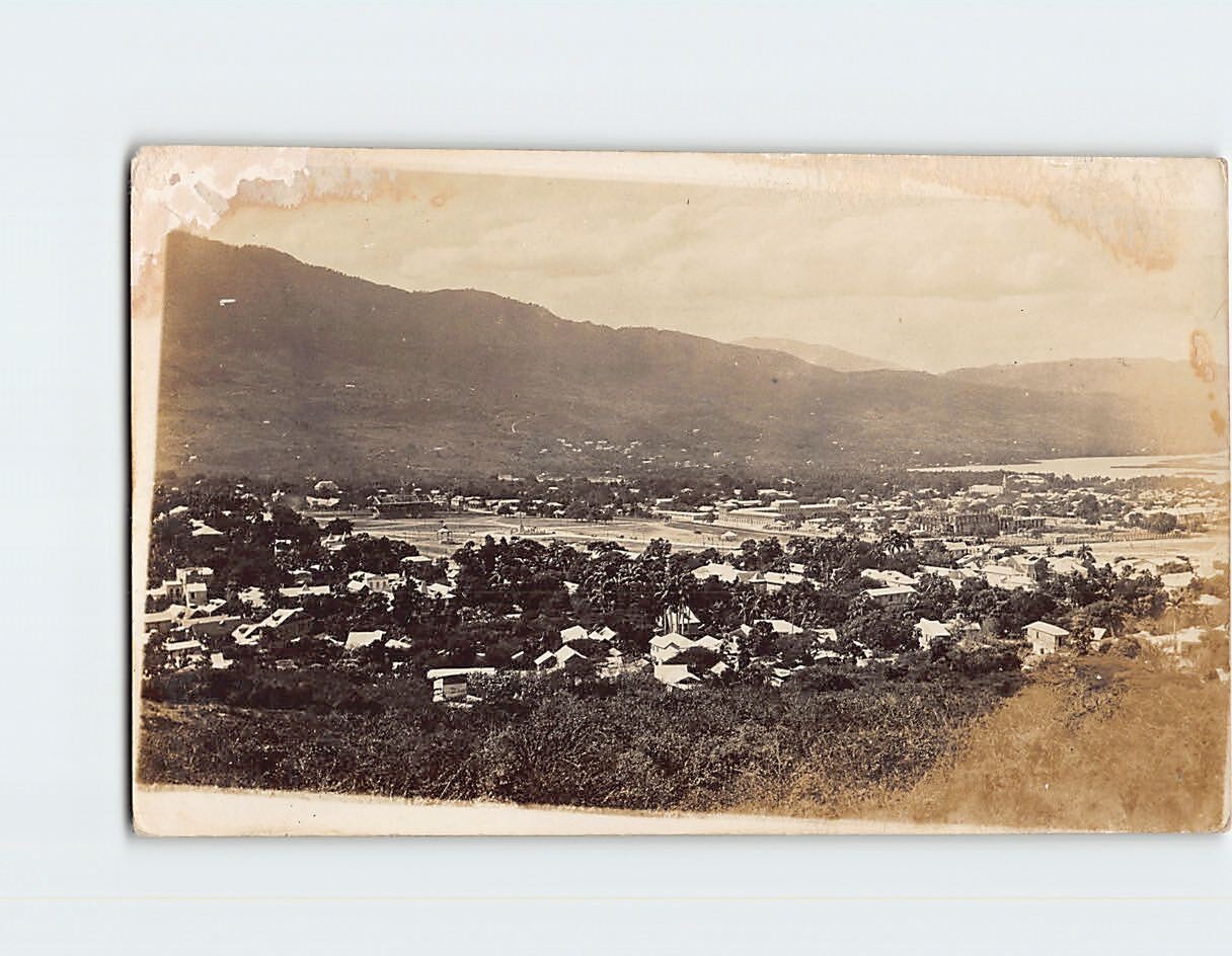 Postcard Panoramic View of a Town