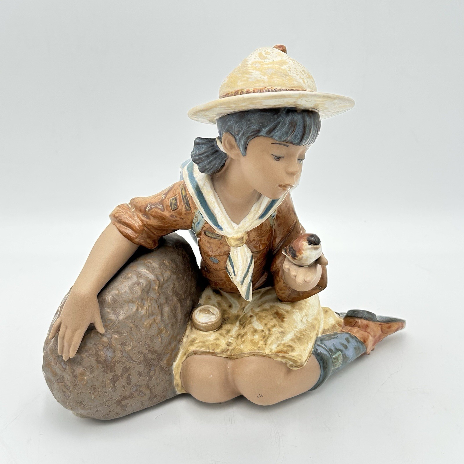 Lladro 2213 Nature\'s Friend Retired Beautiful HTF Figurine