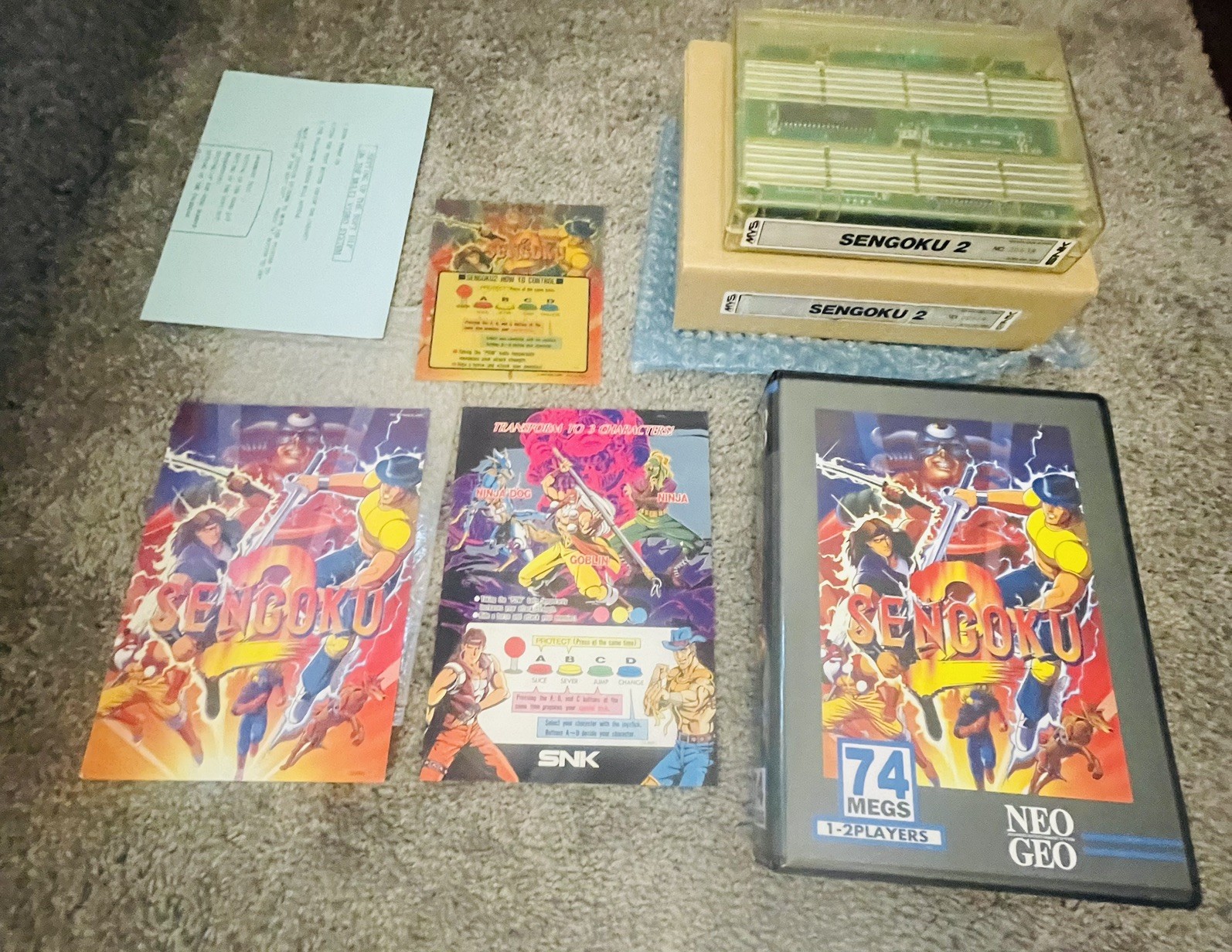 Sengoku 2 Neo Geo MVS Kit #’s Matching • Neo Geo JAMMA SNK Original Arcade Rare Sengoku 2 Neo Geo MVS Kit #’s Matching • Neo Geo JAMMA SNK Original Arcade Rare