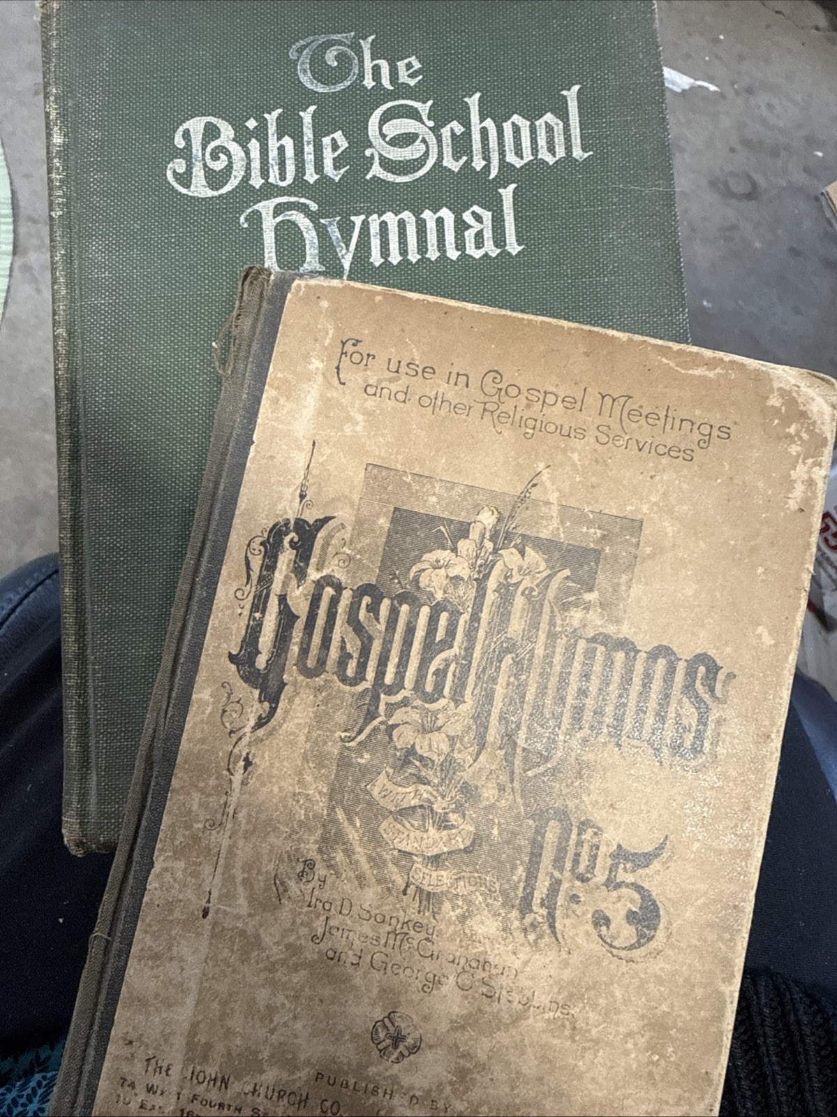 Gospel Hymns Books Vintage
