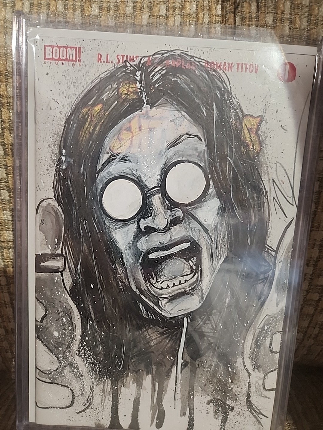 1 /1 Sketch Cover By Nate Madeit Of Ozzi Osborne  Coa On Stuff Of Ntmares