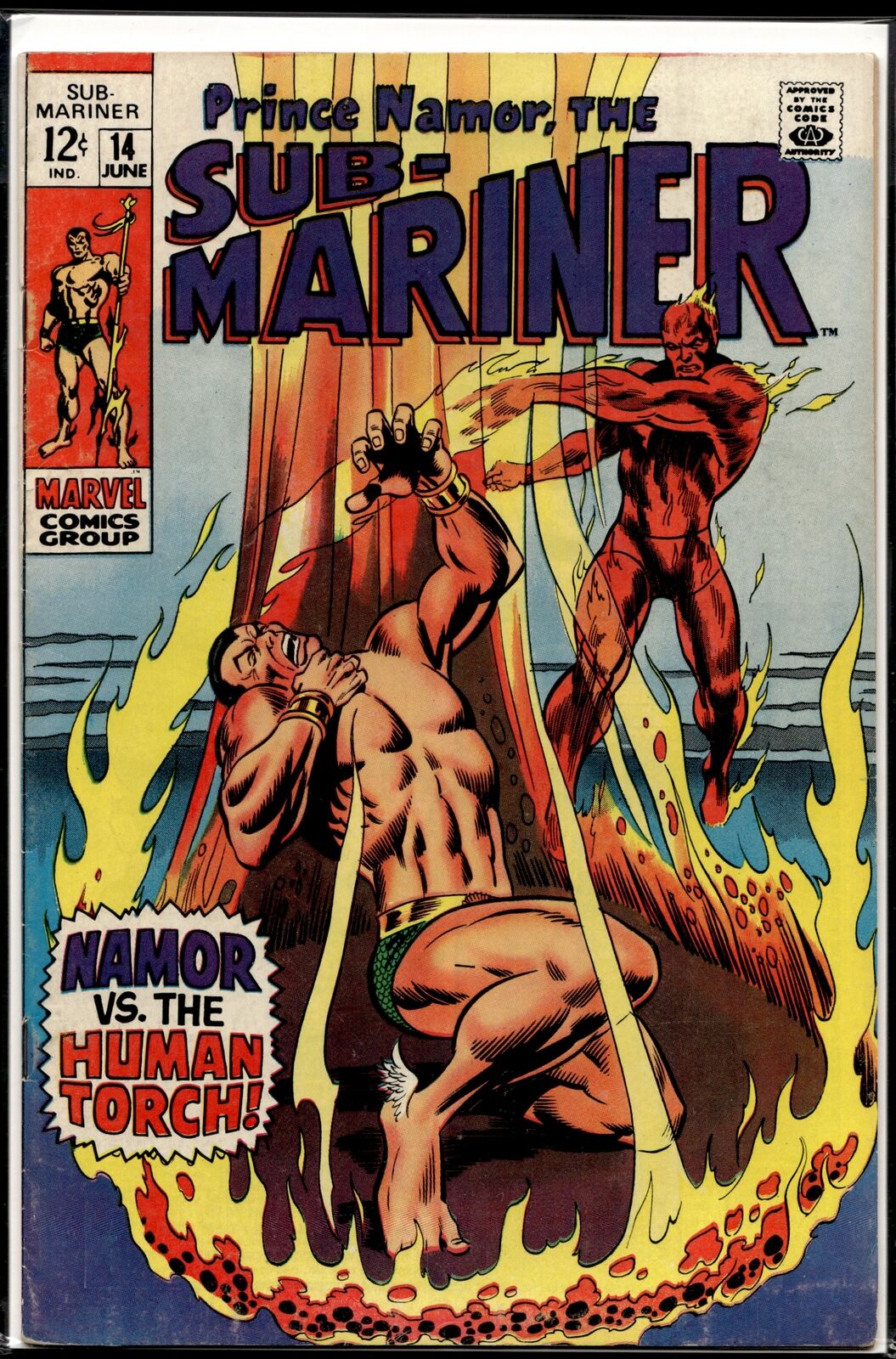 1969 Prince Namor the Sub-Mariner #14 Marvel Comic