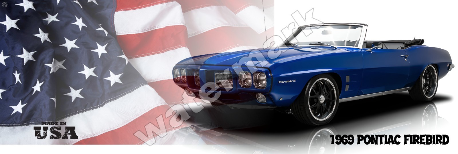 1969 PONTIAC FIREBIRD     Metal Sign 6\