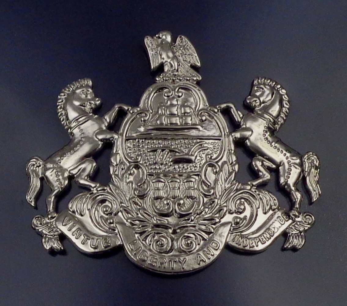 Pennsylvania Coat of Arms State Crest Hat Device 2