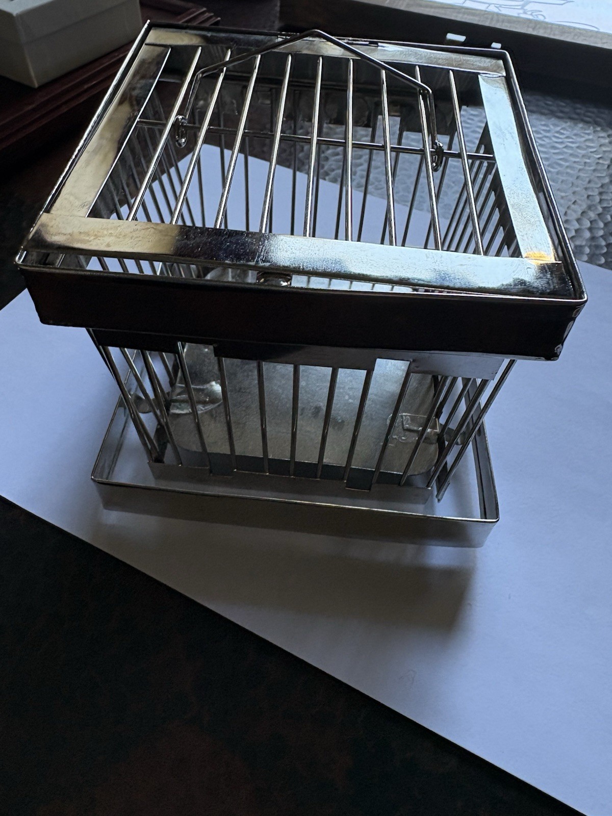 Hoffman Mini Production Birdcage – In The Box – No Bird - Vintage Magic