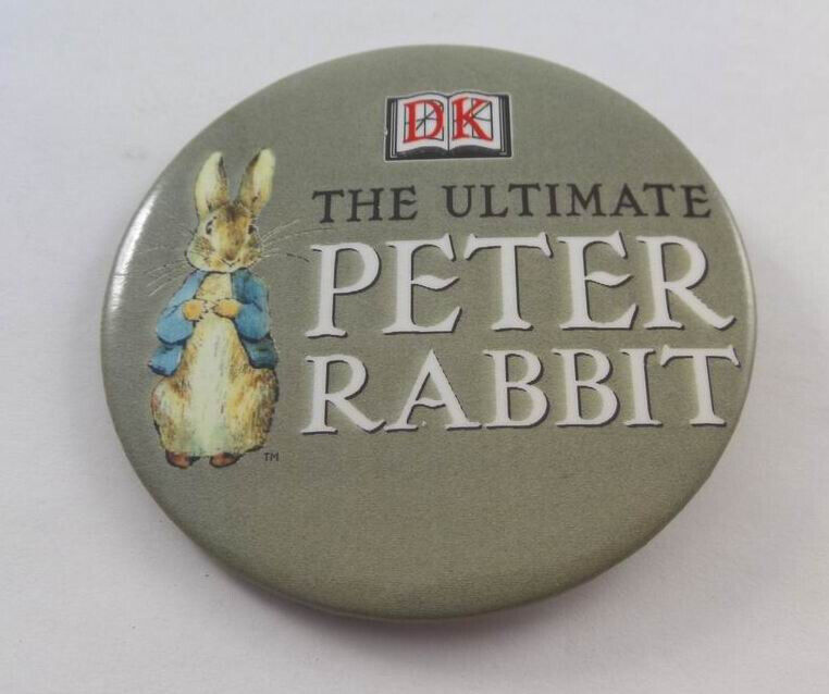 VTG DK Books ~ The Ultimate Peter Rabbit ~ Button / Pinback