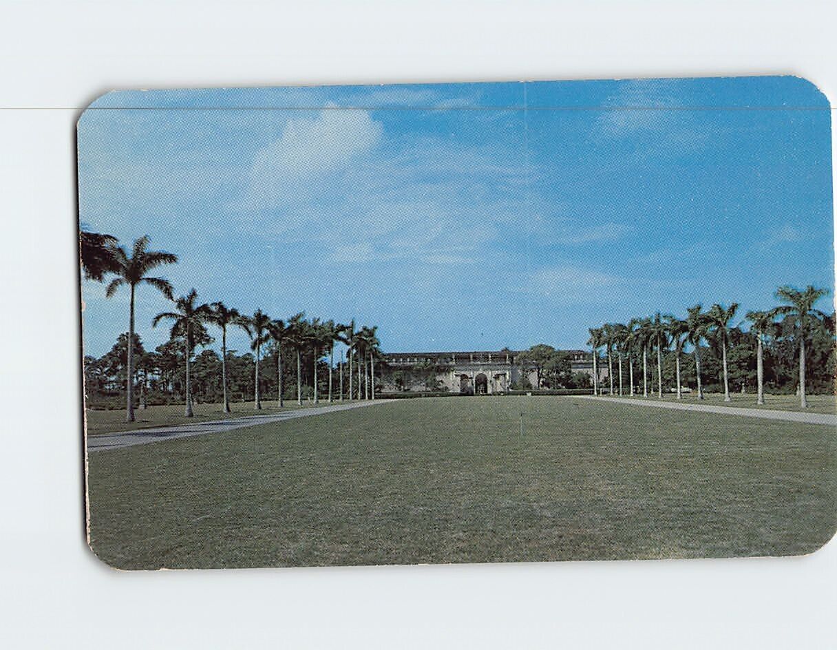 Postcard John & Mabel Ringling Art Museum Florida USA