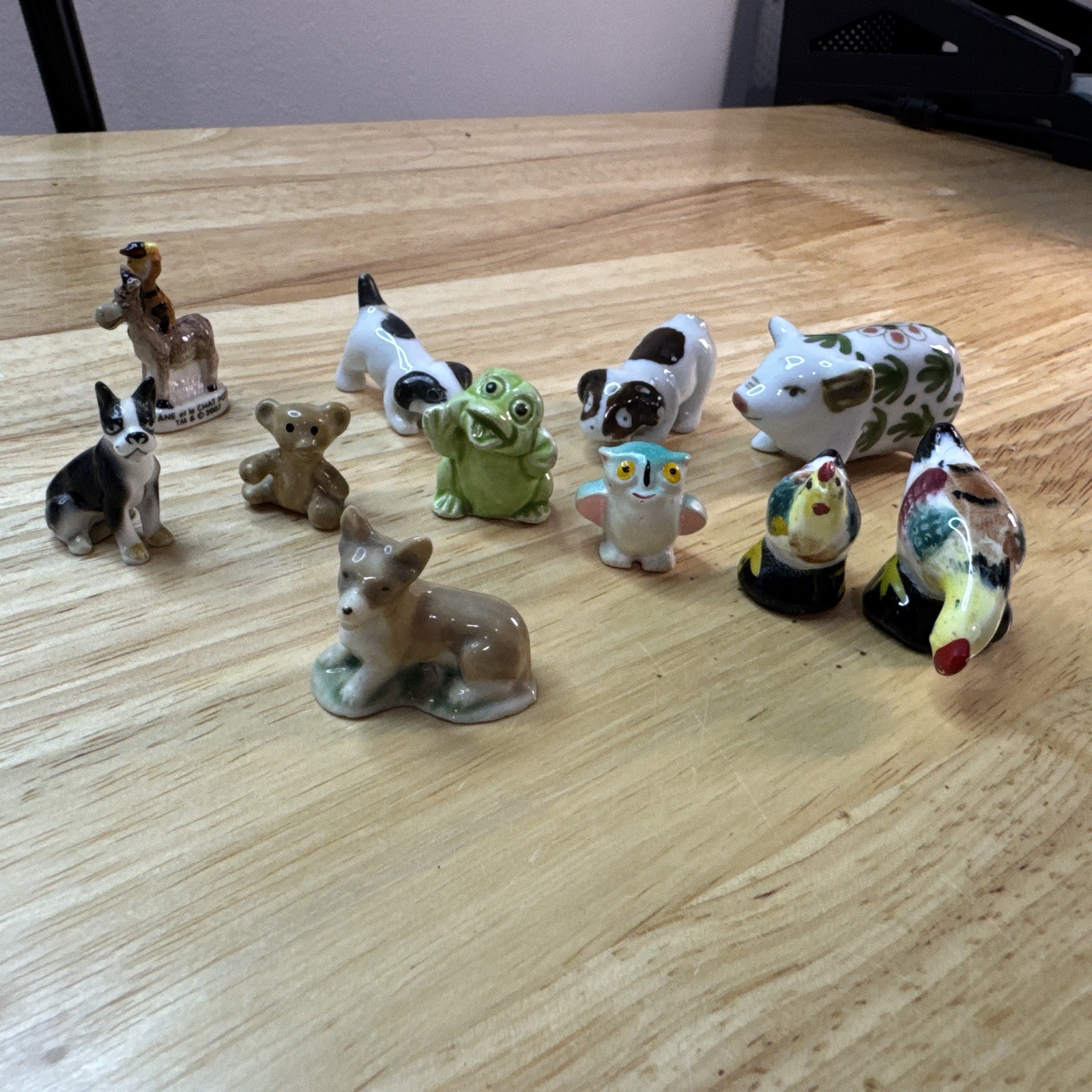11 Vintage Ceramic Animal Figurine Lot