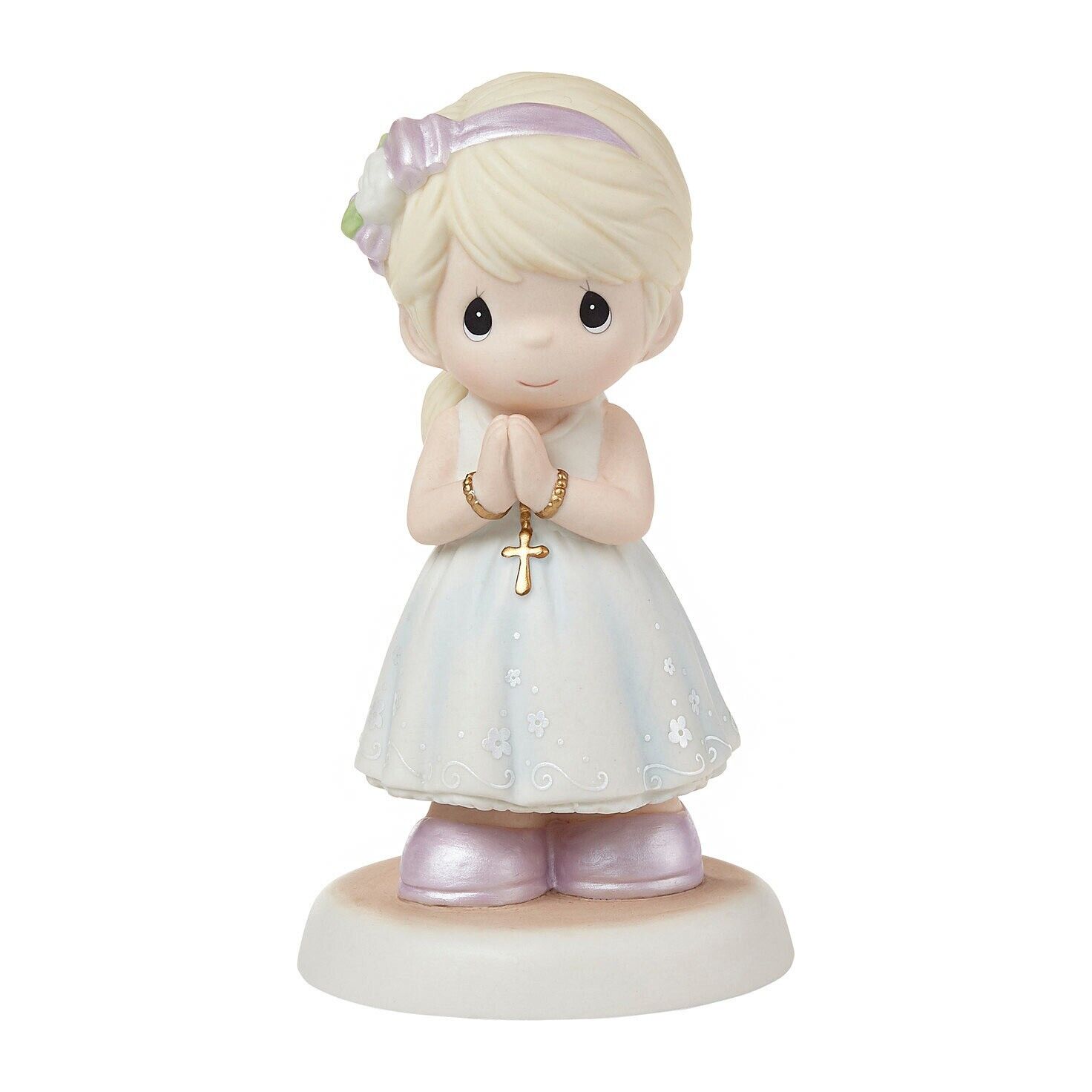 Precious Moments Figurine Blessings On Your 1st Communion Blonde Girl 222021