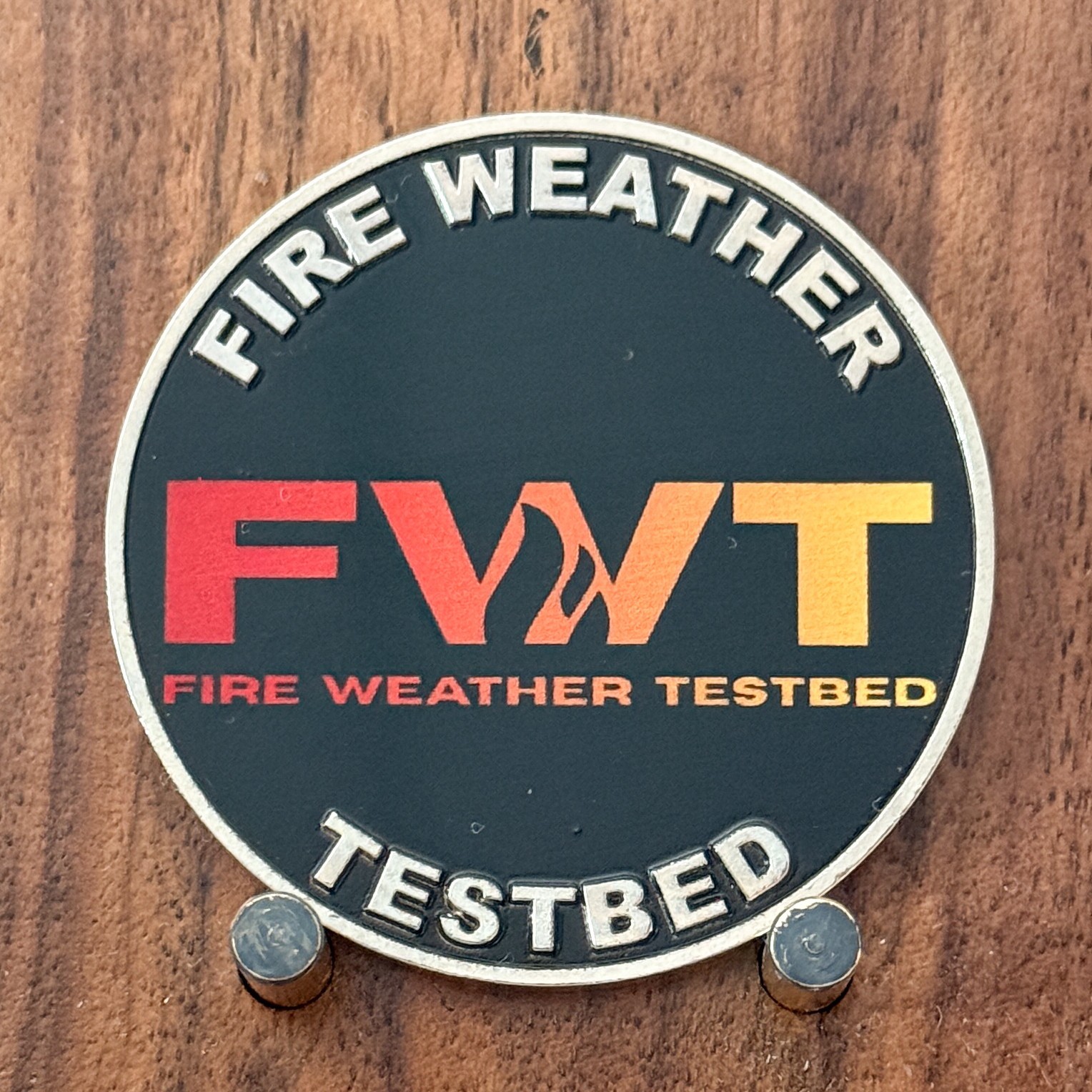 NOAA Fire Weather Testbed FWT Challenge Coin W#14 NOAA Fire Weather Testbed FWT Challenge Coin W#14