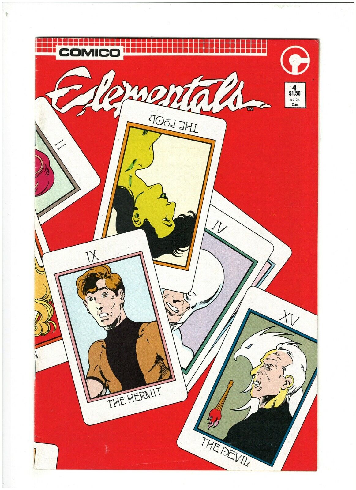Elementals #4 VF+ 8.5 Comico 1985 Bill Willingham