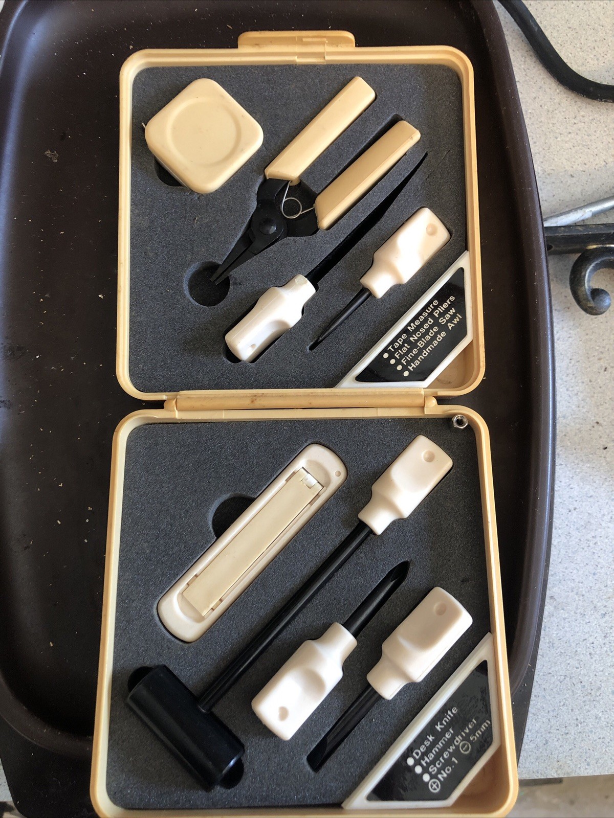 Vintage S/S Norway Mini Tool Set 8 Pieces