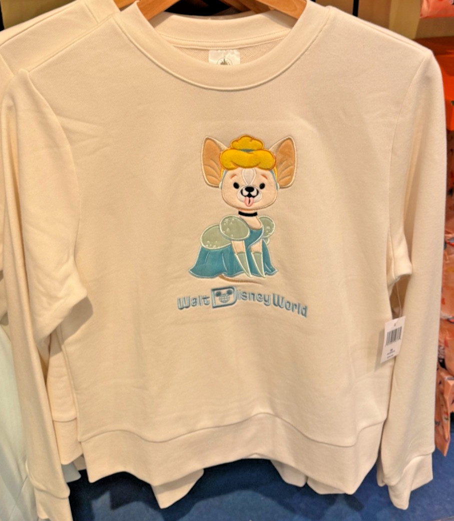 2026 Disney Parks Halloween Cinderella Chihuahua Dog Sweatshirt M Pullover