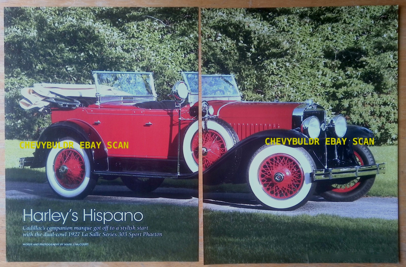 1927 La Salle Series 303 Sport Phaeton Info Article 
