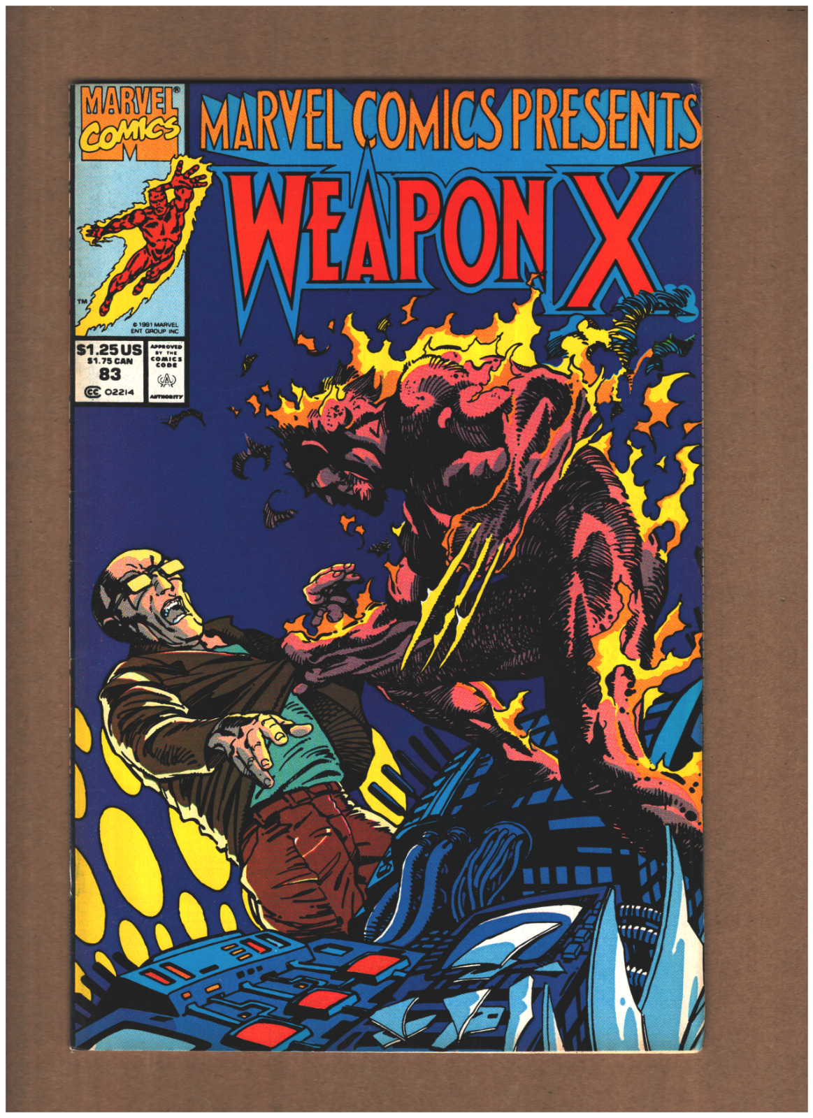 Marvel Comics Presents #83 Newsstand WOLVERINE WEAPON X BWS 1991 VF- 7.5