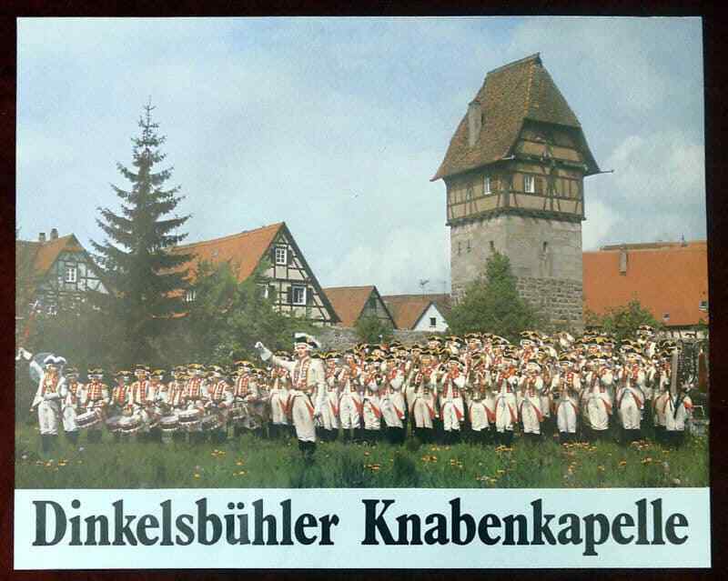 Original Poster Germany Tower Dinkelsbuhl Costume Band