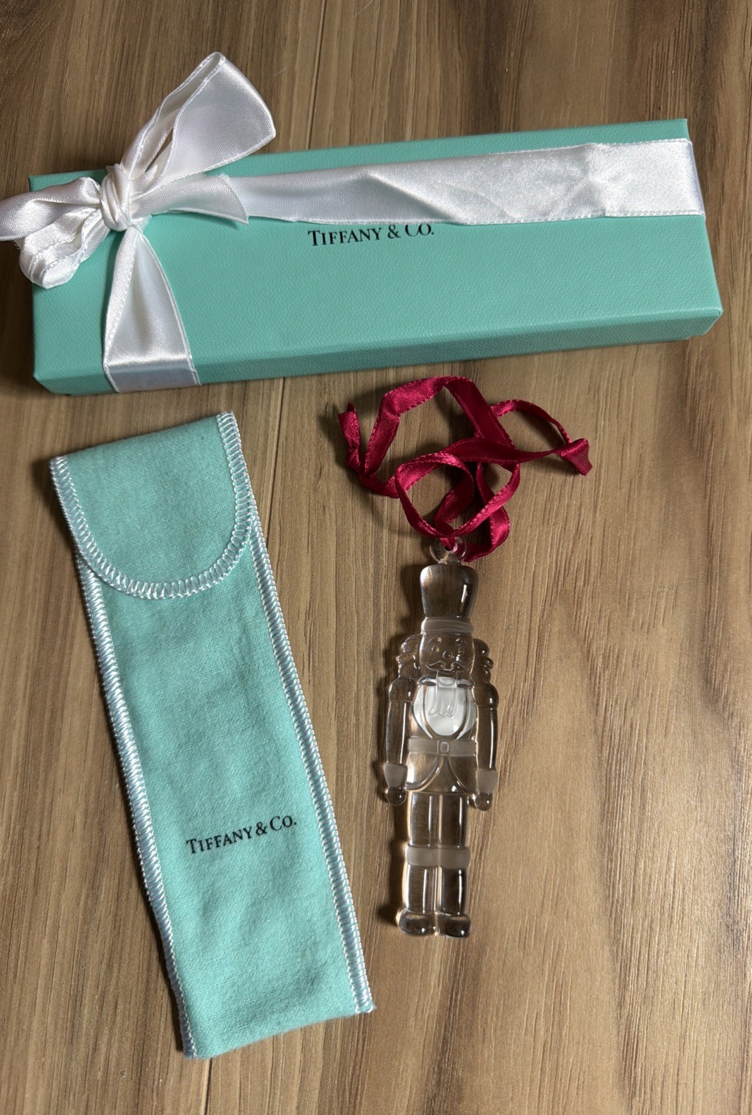 NEW Tiffany Co TCO Nutcracker Crystal Toy Solder Christmas Ornament Germany