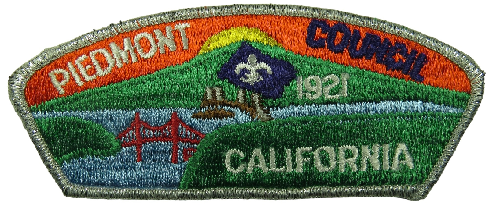 Piedmont (CA) Council CA 1921 California CSP SAP SMY Bdr (VA5373)