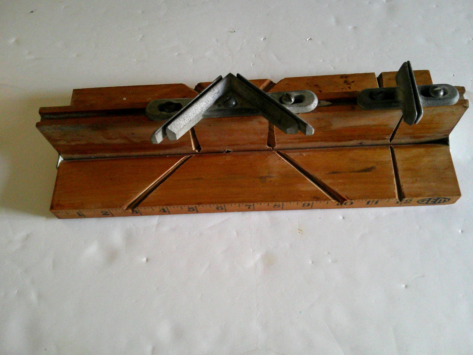 Vtg. Gem Folding Mitre Box - Compact Woodworking Tool Alaska Freezer Co. USA