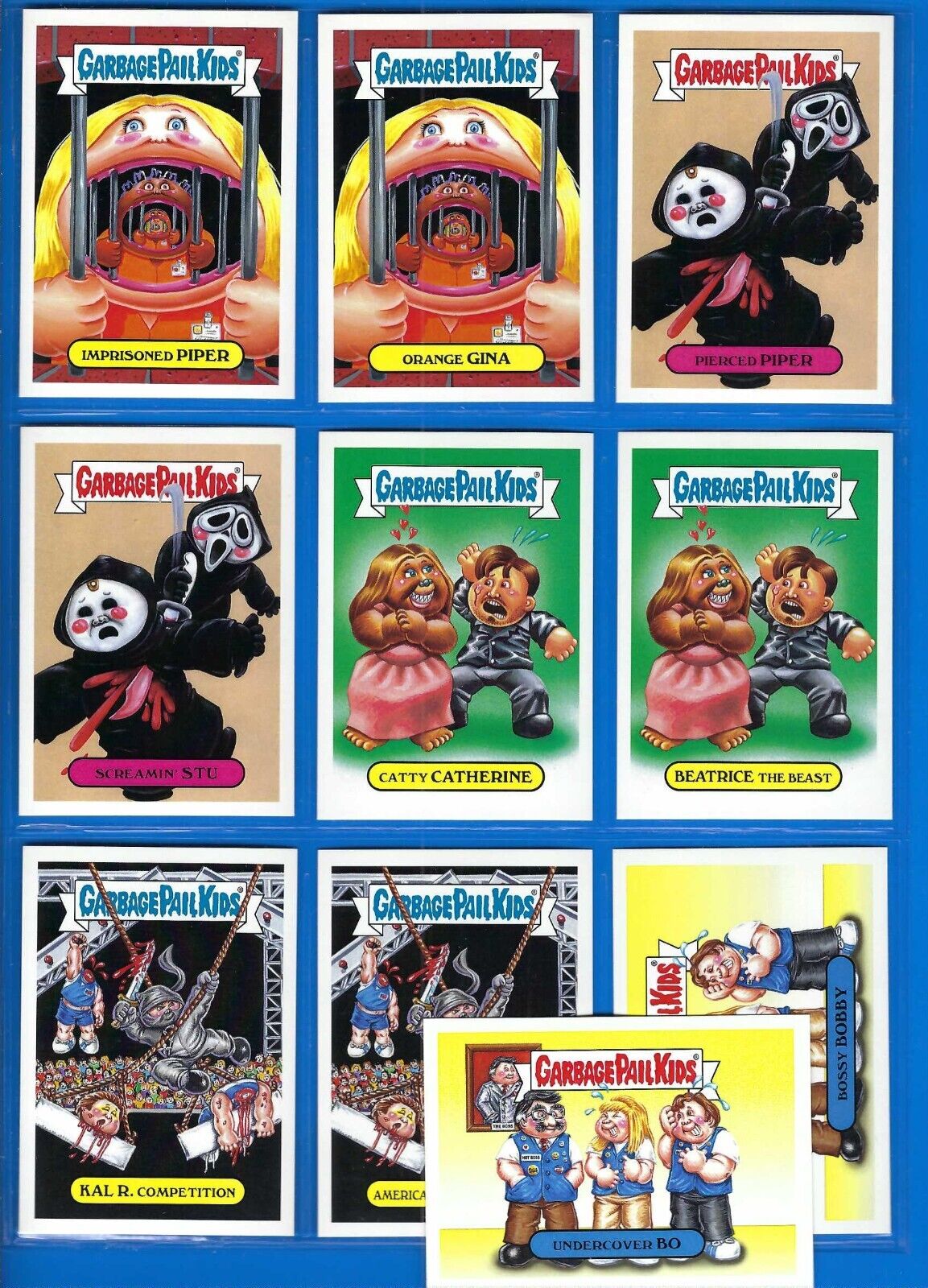 2016 GARBAGE PAIL KIDS PRIME SLIME TRASHY TV SUMMER PREVIEW COMPLETE SET OF 10