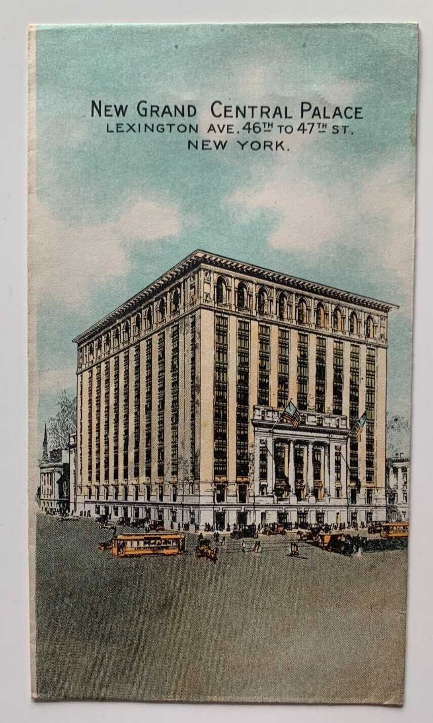 Vtg c1910s Envelope New York New Grand Central Palace Exhibition Hall Lexington Vtg c1910s Envelope New York New Grand Central Palace Exhibition Hall Lexington