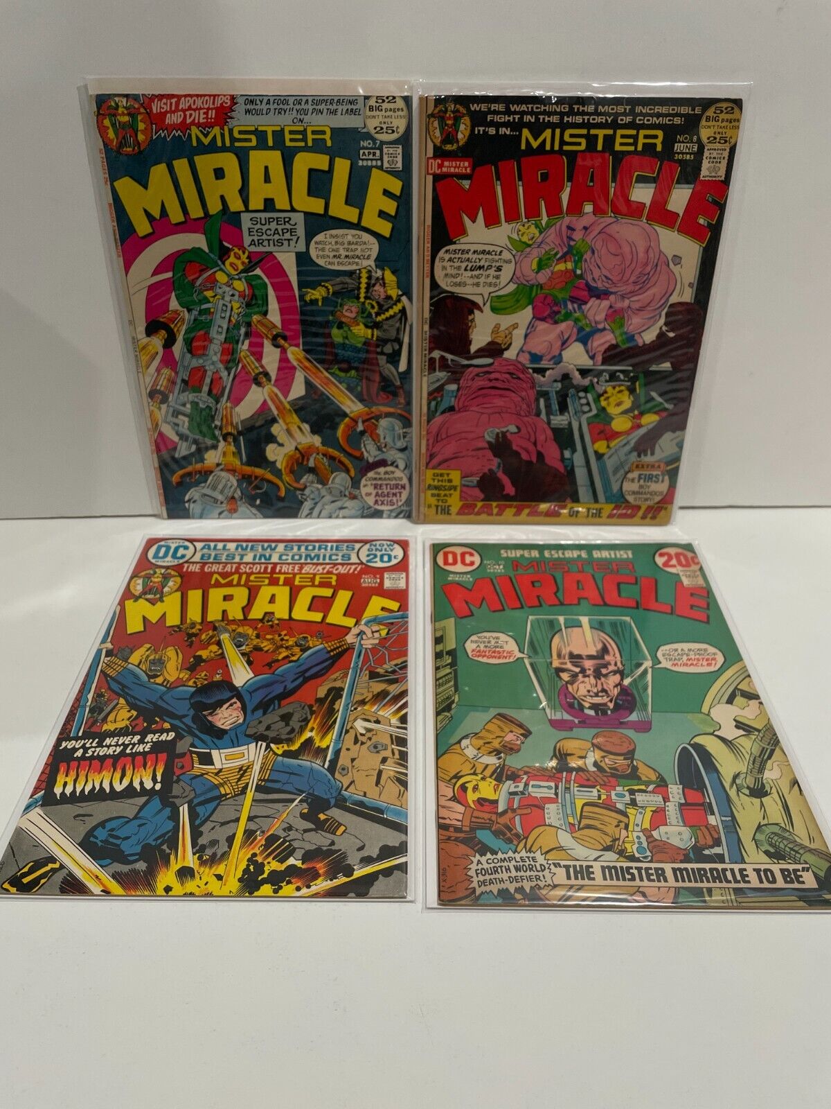 Mister Miracle 7 8 9 10 vol 1 Big Barda Kirby's 4th World Low/Mid Grade 1972
