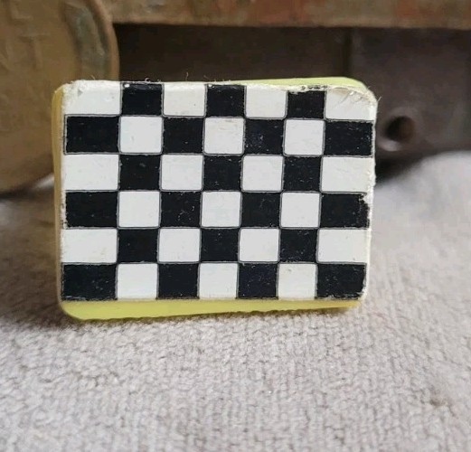 Vintage Kid\'s CHESS BOARD Ring Gumball Prize Toy Jewelry