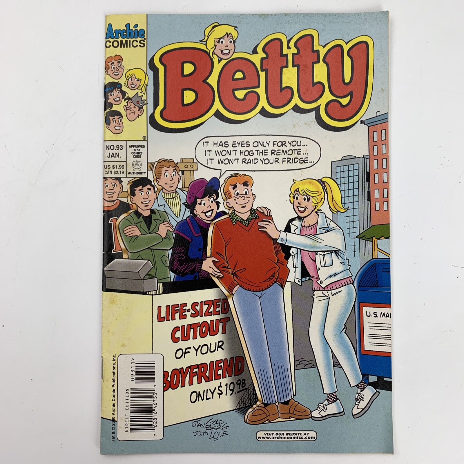 Betty #93 Comic Book Jan 2000 Betty #93 Comic Book Jan 2000