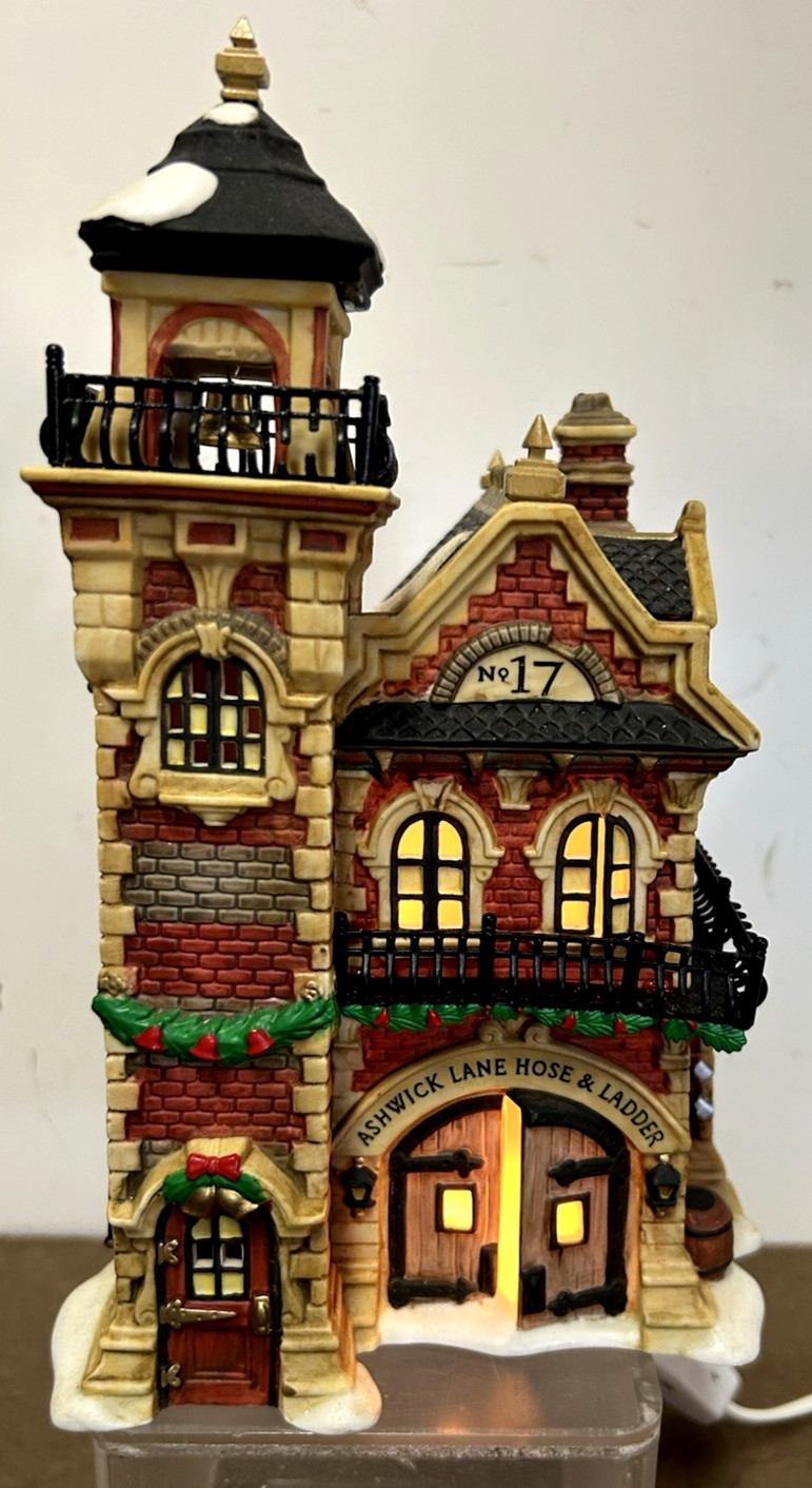 Deptartment 56 Dickens Village Series Ashwick Lane Hose & Ladder Retired 1997