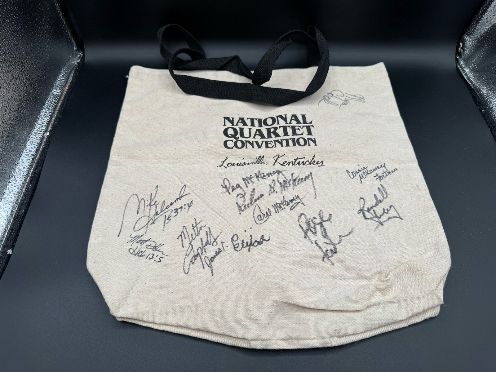National Quartet Convention Signed Bag The Mckameys Peg And Many Others Gospel 