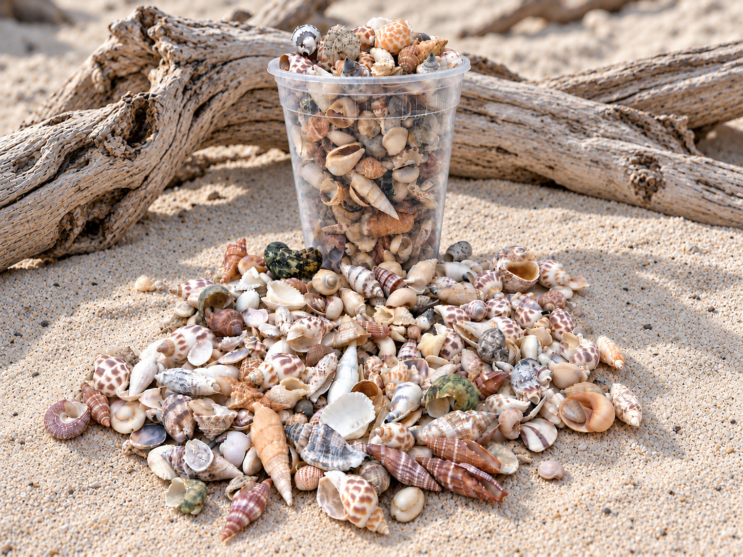 700+ Mixed Seashells Sea Shells Bulk Craft Shells 1 Kilo 2.2 LBS Natural Variety