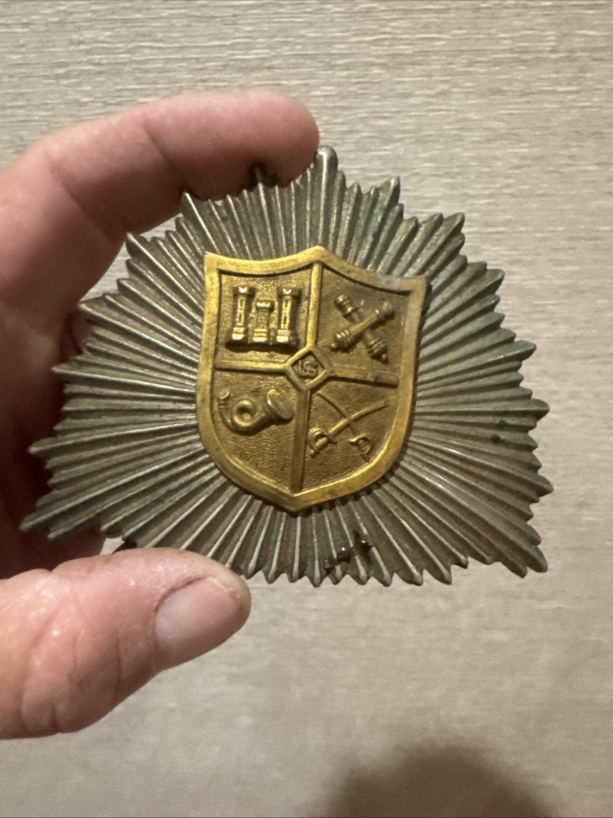 CIVIL WAR UNION M-1858 WEST POINT CADET EMBLEM FOR KEPI HAT Shako Plate Military