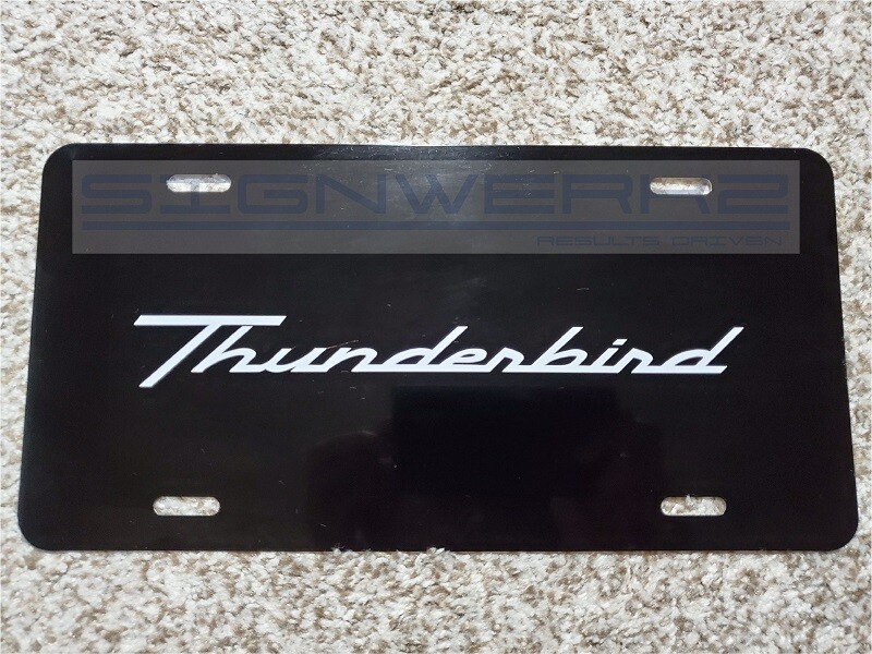 Ford Thunderbird Plate metal novelty vanity plate Ford Thunderbird Plate metal novelty vanity plate