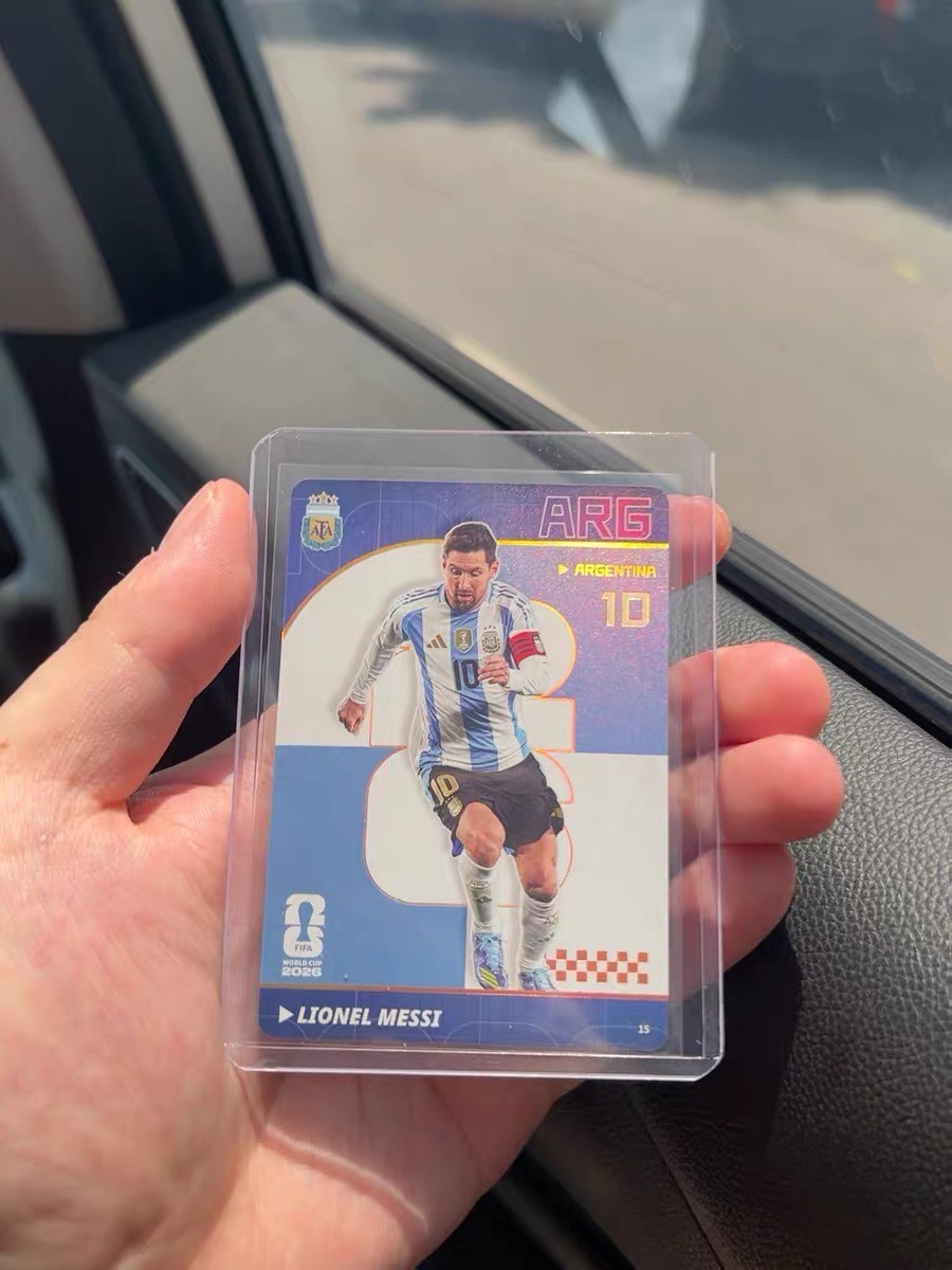 Kayou 2026 Soccer Lionel Messi Argentina Blue Foil Prizm Single #15 NM