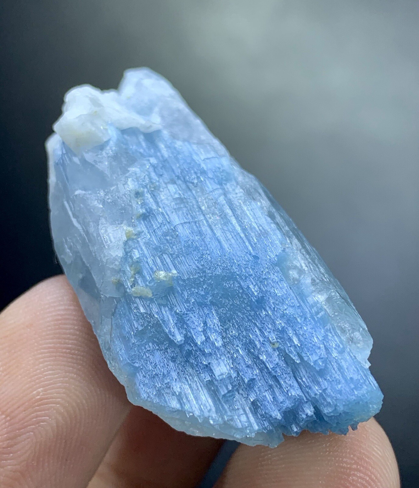 26 Gm Deep Blue Aquamarine, Etched Aquamarine From Haramosh Valley Pakistan 26 Gm Deep Blue Aquamarine, Etched Aquamarine From Haramosh Valley Pakistan
