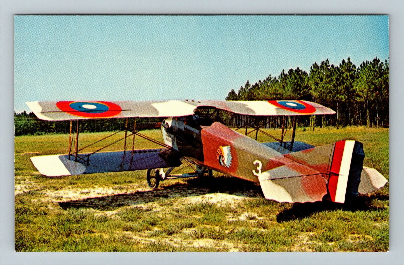 S P A D 7 Aircraft Vintage Souvenir Postcard