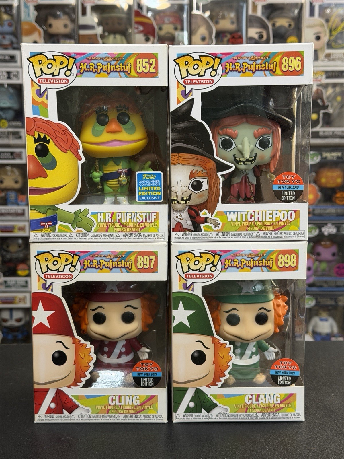 H.R.Pufnstuf Funko Pop Full Set / H.R.Pufnstuf Witchiepoo Cling Clang +PROTECT H.R.Pufnstuf Funko Pop Full Set / H.R.Pufnstuf Witchiepoo Cling Clang +PROTECT