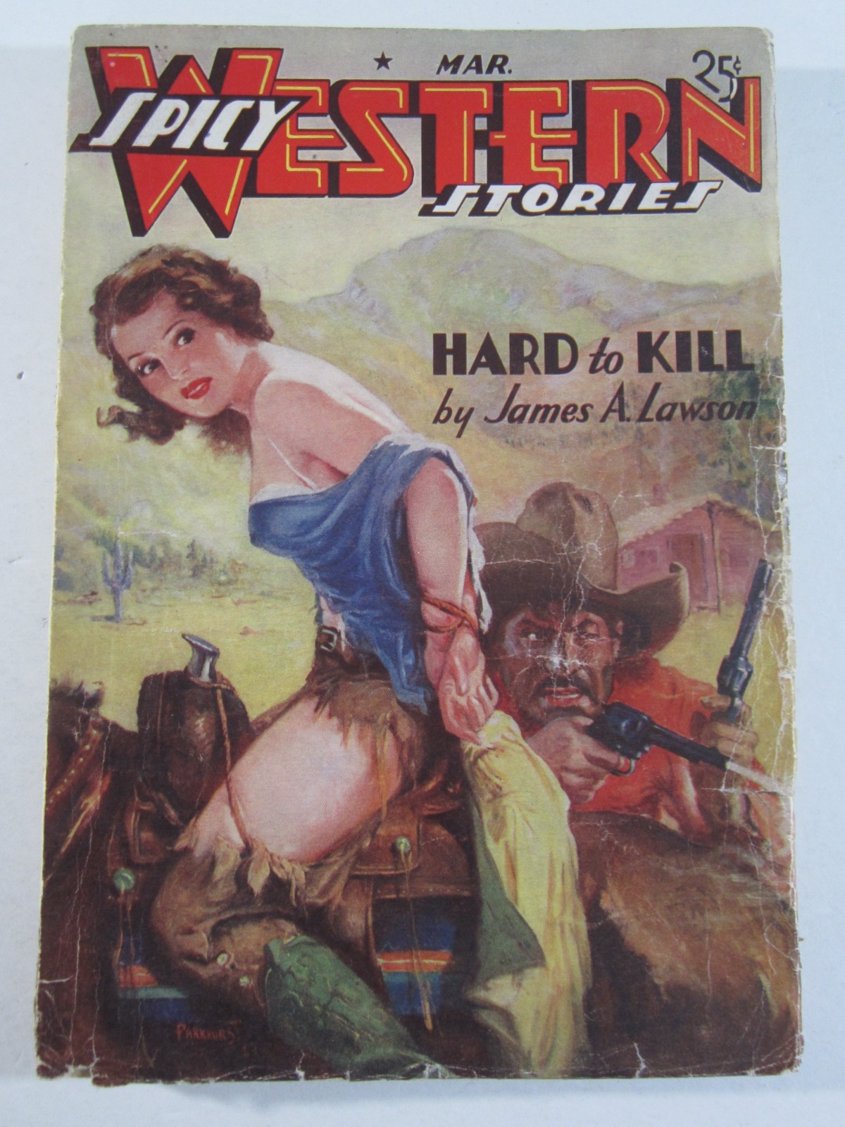 Spicy Western Stories #17 March 1938 (Culture) GD/VG  Bound GGA Cover Art