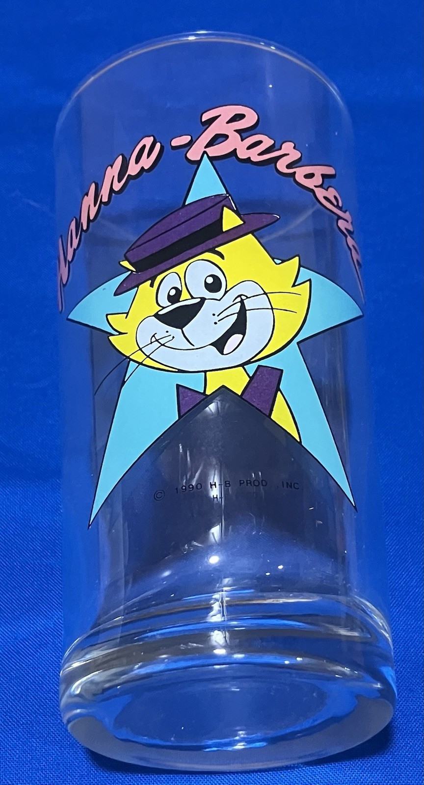 RARE HANNA BARBERA 1990 Star Series Glass TOP CAT NOT PEPSI