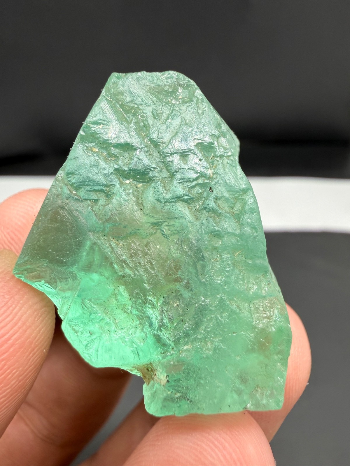 Natural Beautiful Top Quality Transparent Green Flourite Crystal 115 Carats