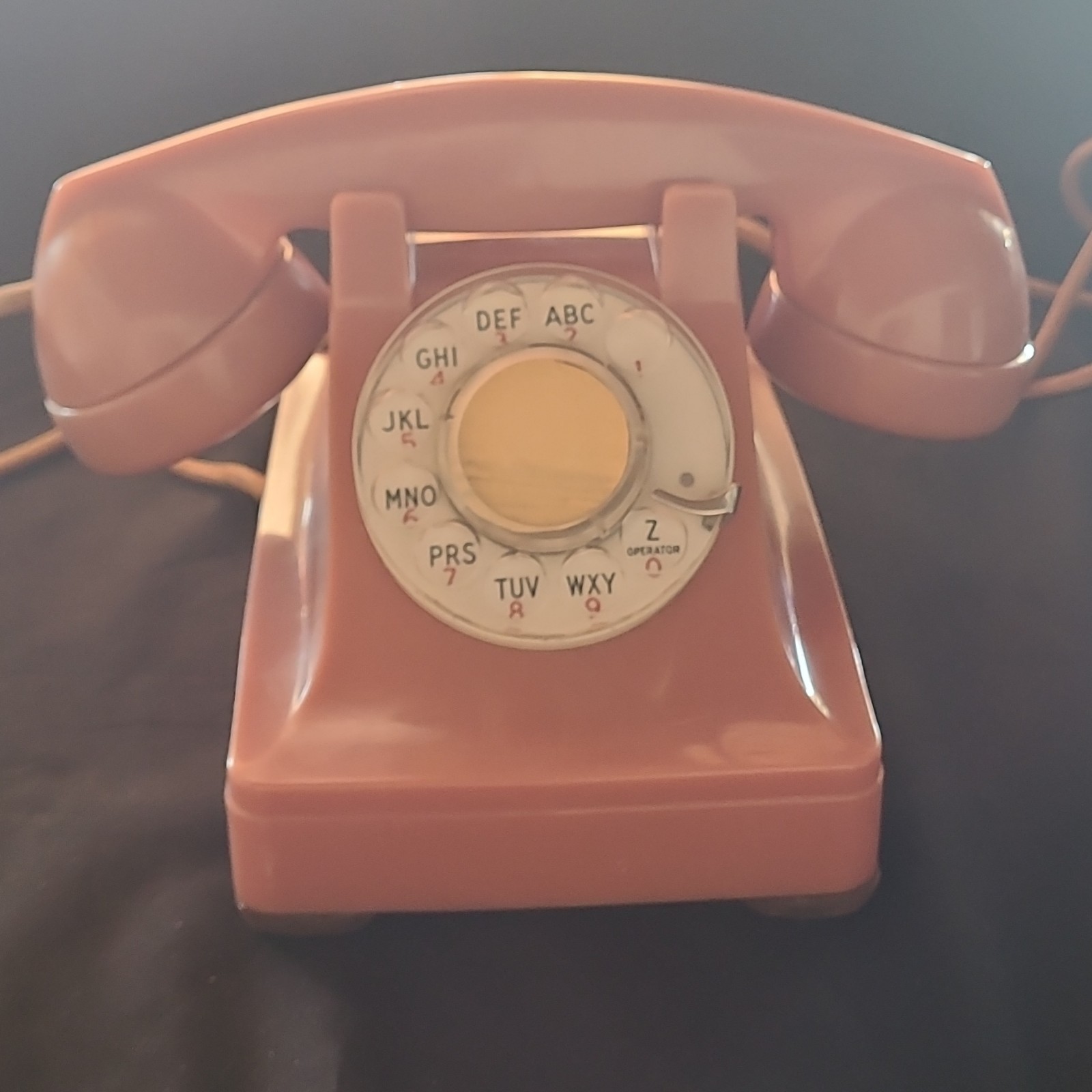 Vintage Western Electric Rose 302 Rotary Telephone Collectible 1940-1969