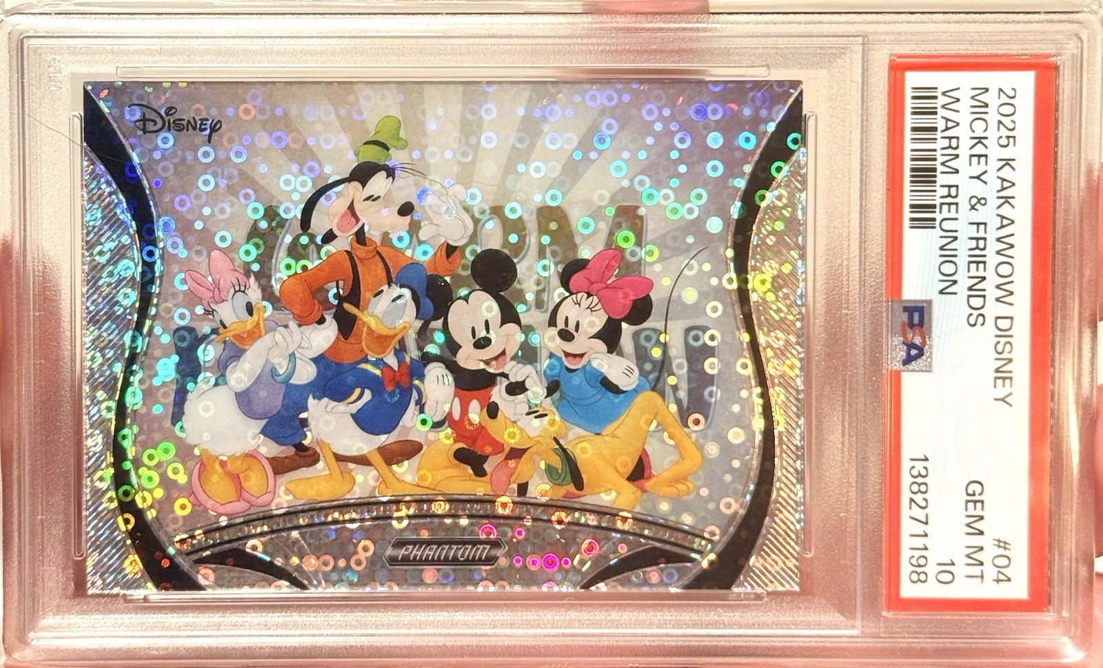 2025 Disney Kakawow Phantom Mickey And friends Warm Reunion Gem Mint PSA 10 2025 Disney Kakawow Phantom Mickey And friends Warm Reunion Gem Mint PSA 10